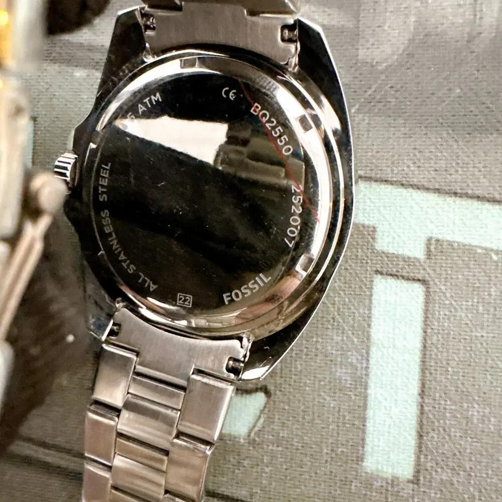 Fossil BQ2550 Multifunction Autocross Men's Watch Day Date Indicator